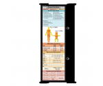WhiteCoat Clipboard® Trifold - Black Flight Medic Edition